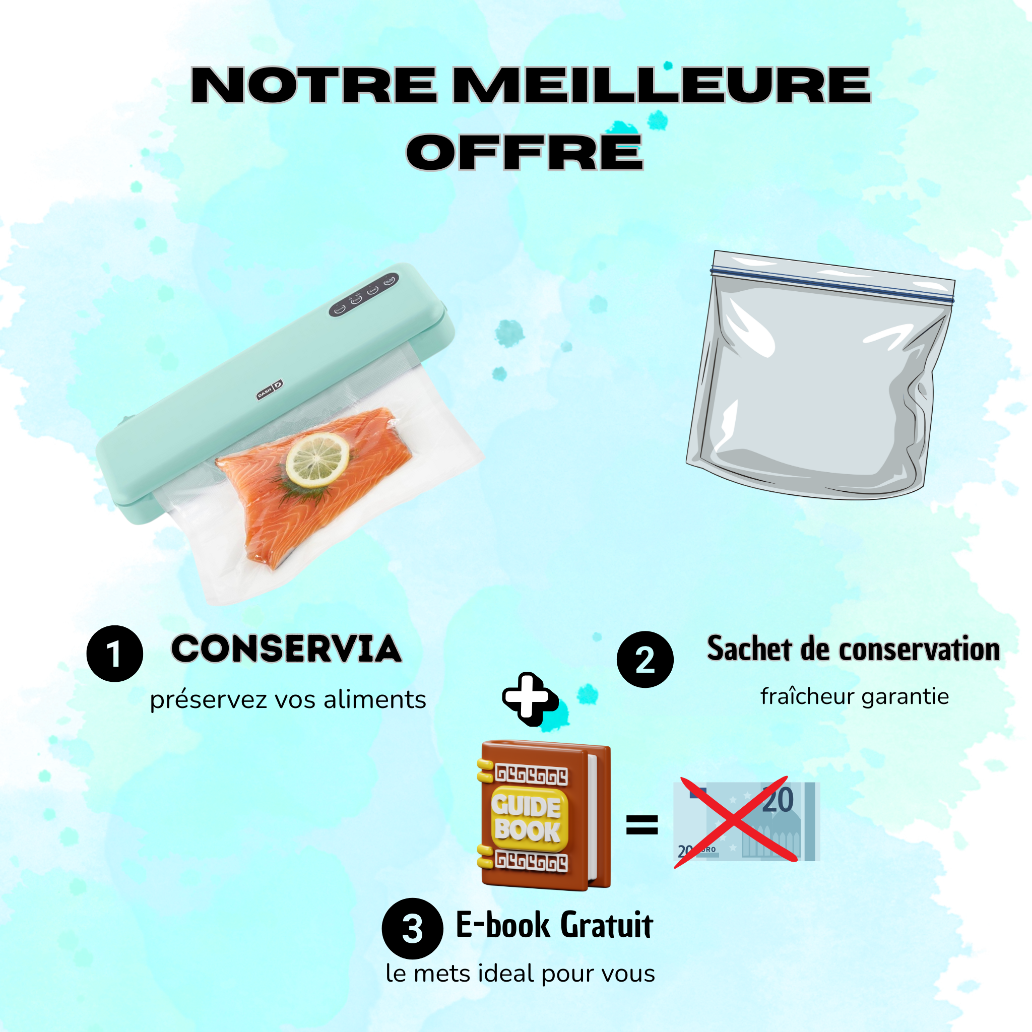 Conservia ™ machine de scellage automatique