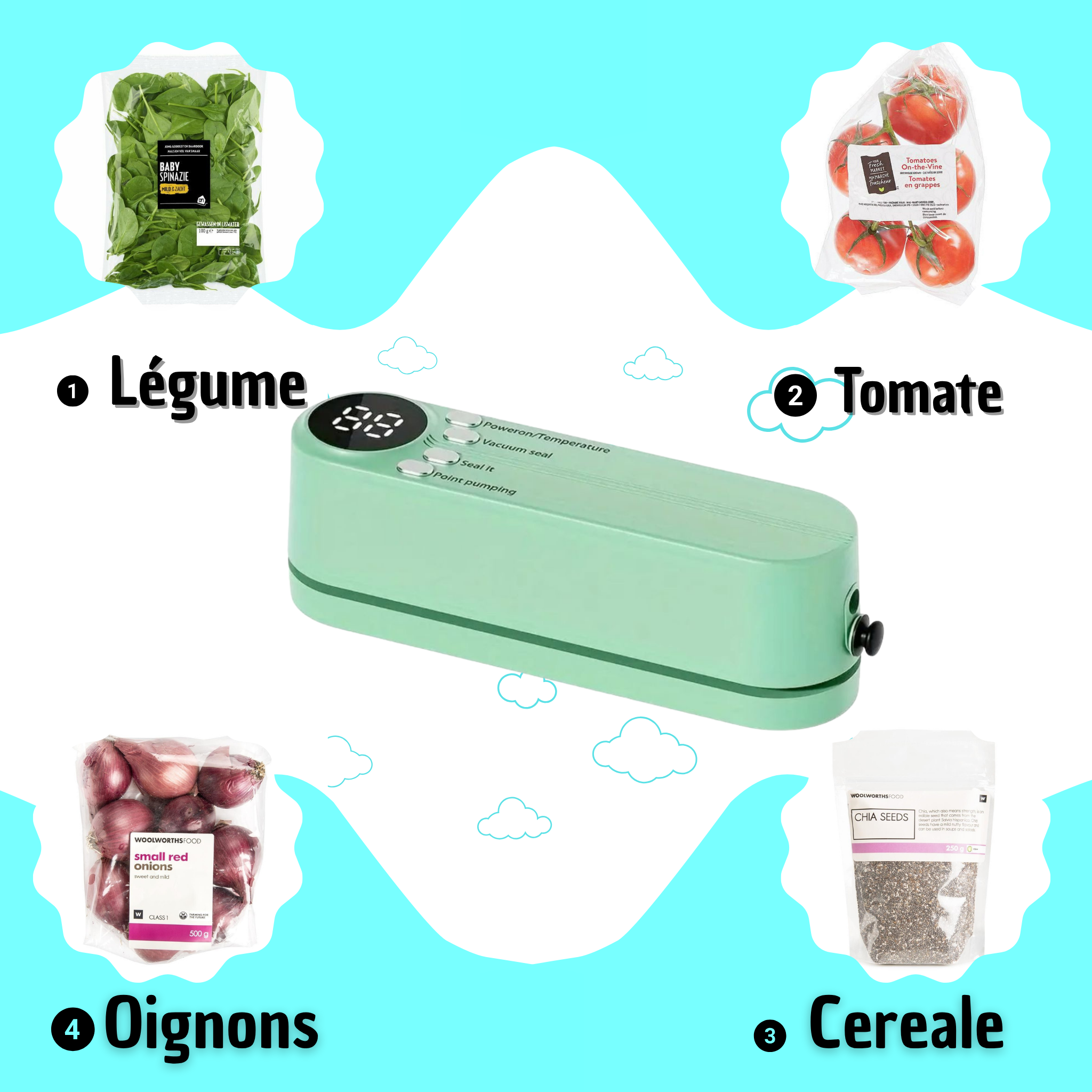 Conservia ™ machine de scellage automatique